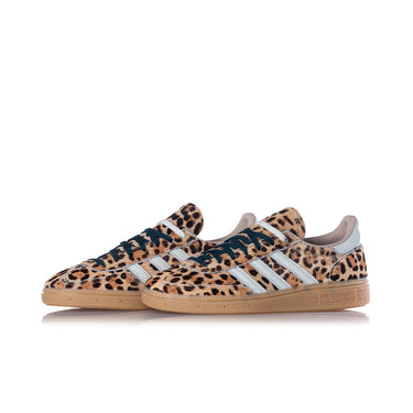 ADIDAS WOMENS HANDBALL SPEZIAL KI6678 MAGIC BEIGE IVORY LEOPARD PRINT - Shoelosophy
