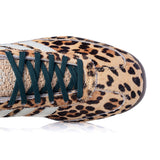 ADIDAS WOMENS SL 72 OG KI4205 MAGIC BEIGE IVORY LEOPARD PRINT - Shoelosophy