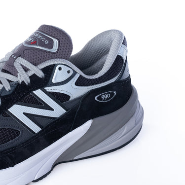 NEW BALANCE 990 V6 MADE IN USA M990BK6 BLACK - Shoelosophy