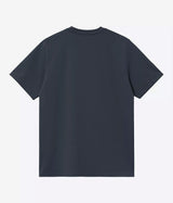 CARHARTT WIP AMERICAN SCRIPT T-SHIRT I029956 DEEP NIGHT - Shoelosophy