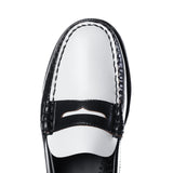 SEBAGO CITYSIDES CLASSIC DAN 7000300 SCHWARZ-WEIßER PENNYLOAFER - Shoelosophy