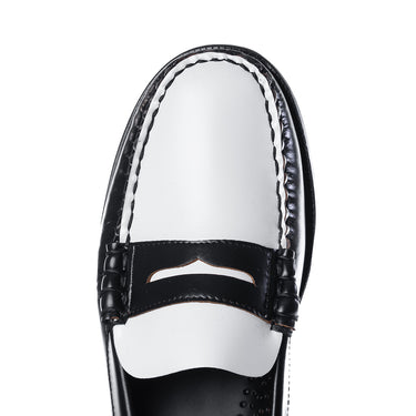 SEBAGO CITYSIDES CLASSIC DAN 7000300 SCHWARZ-WEIßER PENNYLOAFER - Shoelosophy