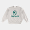 P.A.M. WORLD CREW NECK SWEATSHIRT GRAU MARLE - Shoelosophy