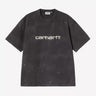 CARHARTT WIP PAINTER T-SHIRT I036853 BLACK DESTROY WASH SPLATTER - Shoelosophy