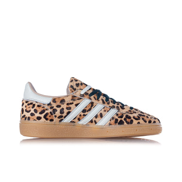 ADIDAS WOMENS HANDBALL SPEZIAL KI6678 MAGIC BEIGE IVORY LEOPARD PRINT - Shoelosophy