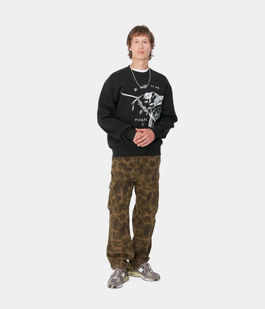 PEPE TIRELLI X CARHARTT WIP PEPE BE NICE SWEATSHIRT I033933 SCHWARZ - Shoelosophy