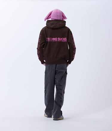 PIG BABY HOODED SWEATSHIRT DIRT - Shoelosophy