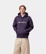 CARHARTT WIP HOODED CARHARTT SWEATSHIRT I030547 LOKERS SALT - Shoelosophy