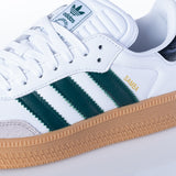 ADIDAS SAMBA XLG IE9181 ​​​​BLANC VERT GUM - Shoelosophy