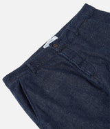UNIVERSAL WORKS MILITARY CHINO 33651 FUTURE DENIM INDIGO - Shoelosophy