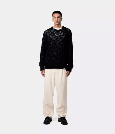 CARHARTT WIP ALBERT PANT I034804 NATURAL RINSED - Shoelosophy