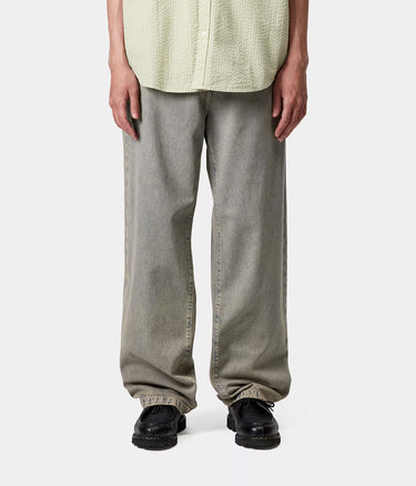 CARHARTT WIP LANDON PANT I035820 BLUE LEATHER GARMENT DYED - Shoelosophy