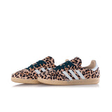 ADIDAS WOMENS SAMBA OG KI6674 MAGIC BEIGE IVORY LEOPARD PRINT - Shoelosophy