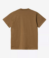 CARHARTT WIP CHASE T-SHIRT I026391 HAMILTON BRAUN - Shoelosophy