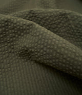UNIVERSAL WORKS PLEATED TRACK PANT 34640 MERIDA SEERSUCKER OLIVE - Shoelosophy