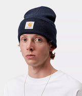 CARHARTT WIP ACRYLIC WATCH HAT I020175 DARK NAVY HEATHER - Shoelosophy