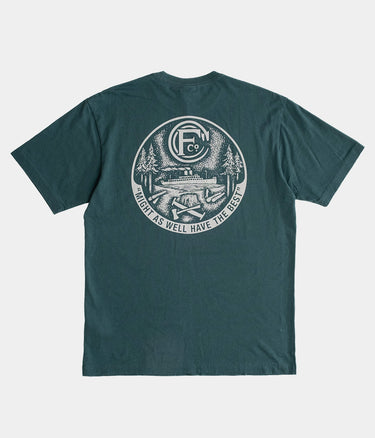 FILSON FORESTRY GRAFIK-T-SHIRT FMTEE0141 MALLARD GREEN - Shoelosophy