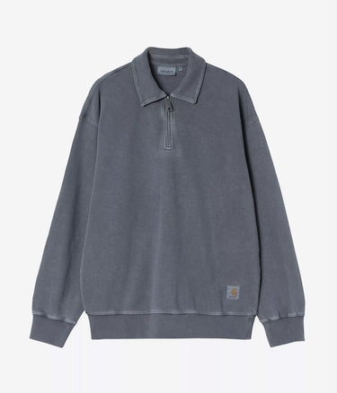 CARHARTT WIP HARPER POLO I036893 CARBON GARMENT DYED - Shoelosophy