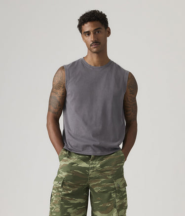 LEVI'S MUSCLE TANK 90S FADE 004V1-0002 WASH PHANTOM SLEEVELESS BOXY FIT - Shoelosophy