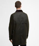 BARBOUR X BARACUTA TRENCHCOAT BRCOS1157 WAX OLIVE - Shoelosophy