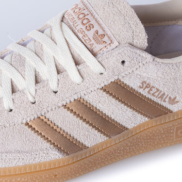 ADIDAS WOMENS HANDBALL SPEZIAL JP9236 CLEAR BROWN CREAM WHITE - Shoelosophy