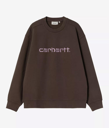 CARHARTT WIP WOMENS CARHARTT SWEATSHIRT I033647 VITOLA PHLOX - Shoelosophy
