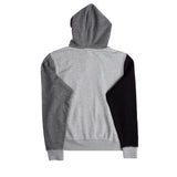 RUSSELL ATHLETIC カラーブロック フーディ スウェットシャツ ブラック パッチワーク - Shoelosophy