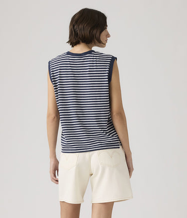 LEVI'S WOMAN 박시 탱크 A8794-0019 EMMI STRIPE 여성 탱크탑 - Shoelosophy