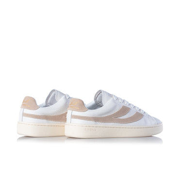 SUPERGA ARCHIVIO LENDL S51477W WEISS ELFENBEIN BEIGE AUS GELB - Shoelosophy