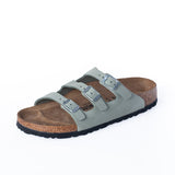 BIRKENSTOCK FLORIDA FRESH 1030319 PURE SAGE MADE IN GERMANY - Shoelosophy