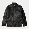 SCHOTT NY BLACK LC BRAKEMAN LAMBSKIN LEATHER JACKET - Shoelosophy