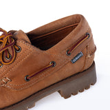 SEBAGO CAMPSIDES ACADIA CRAZY HORSE 73121KW BRAUN TAN OUTDOOR MOKASIN - Shoelosophy