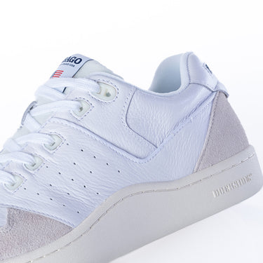 SEBAGO DOCKSIDES HURRICANE OG WEISSES GETROMMTES LEDER - Shoelosophy