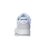 SEBAGO DOCKSIDES HURRICANE OG WEISSES GETROMMTES LEDER - Shoelosophy