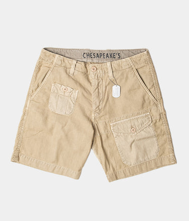 CHESAPEAKE'S DECK SHORT HARBOR CHSPKPE26-103 SAND - Shoelosophy