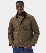 BARBOUR INTERNATIONAL STEVE McQUEEN WORKERS WAX JACKET SAND - Shoelosophy
