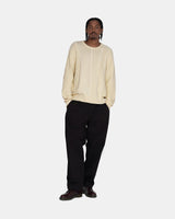 STUSSY PATCHWORK SWEATER 117158 NATURAL - Shoelosophy