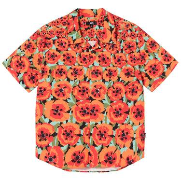 STUSSY POPPY SHIRT 1110166 ORANGE - Shoelosophy