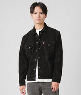 LEVI'S HIGHLAND SWEET SUEDE TRUCKER JACKET A5828-0001 BLACK - Shoelosophy