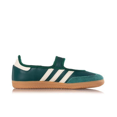 ADIDAS WOMENS SAMBA JANE JR7340 COLLEGIATE GREEN GUM - Shoelosophy