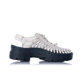 KEEN UNEEK PLATFORM 1031884 BIRKE GLATTLEDER - Shoelosophy