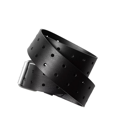 CARHARTT WIP DOUBLE SCRIPT BELT I036105 SCHWARZ SILBER HERGESTELLT IN ITALIEN – Shoelosophy
