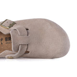 BIRKENSTOCK BOSTON BS SANDCASTLE 1030883 HERGESTELLT IN DEUTSCHLAND WILDLEDER - Shoelosophy