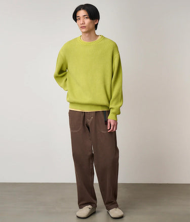 GRAMICCI BAUMWOLLSTRICKPULLOVER G5FU-J023 NEBELGRÜN - Shoelosophy