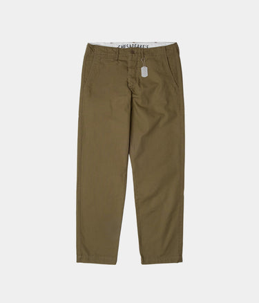 CHESAPEAKE'S MICRO CANVAS OFFICER CHINO MILITARY GREEN - Shoelosophy
