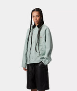 CARHARTT WIP WOMENS OG MICHIGAN COAT JACKET I031570 FROSTED GREEN - Shoelosophy