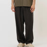 UNIVERSAL WORKS DUTCH PANT P34028 TROPICAL SUITING BROWN MARL - Shoelosophy