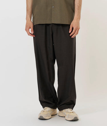 UNIVERSAL WORKS DUTCH PANT P34028 TROPISCHER ANZUG BRAUN MARL - Shoelosophy