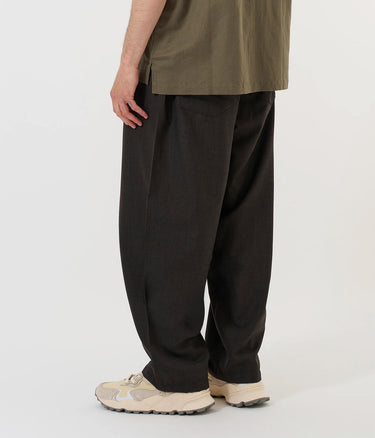 UNIVERSAL WORKS DUTCH PANT P34028 TROPISCHER ANZUG BRAUN MARL - Shoelosophy