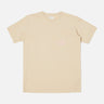UNIVERSAL WORKS PRINT POCKET TEE ORGANIC JERSEY SAND - Shoelosophy